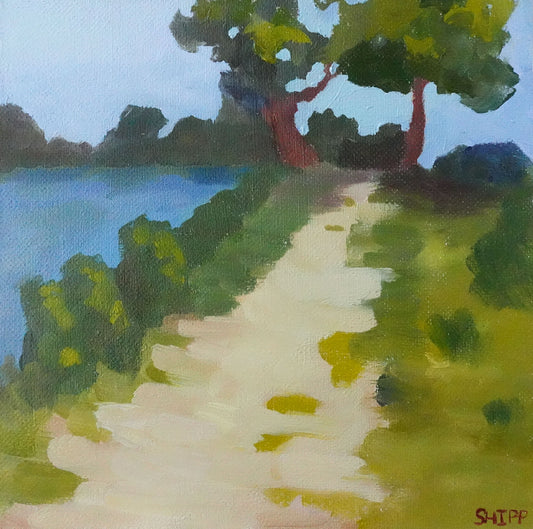 Florida Circle B Bar Reserve | Hand painted Original Impressionistic Landscape | Home Artwork